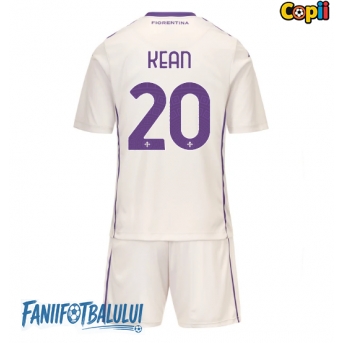 Fiorentina Moise Kean #20 Echipament de Fotbal Replică 2025-26 Copii Deplasare (+ Șorturi)